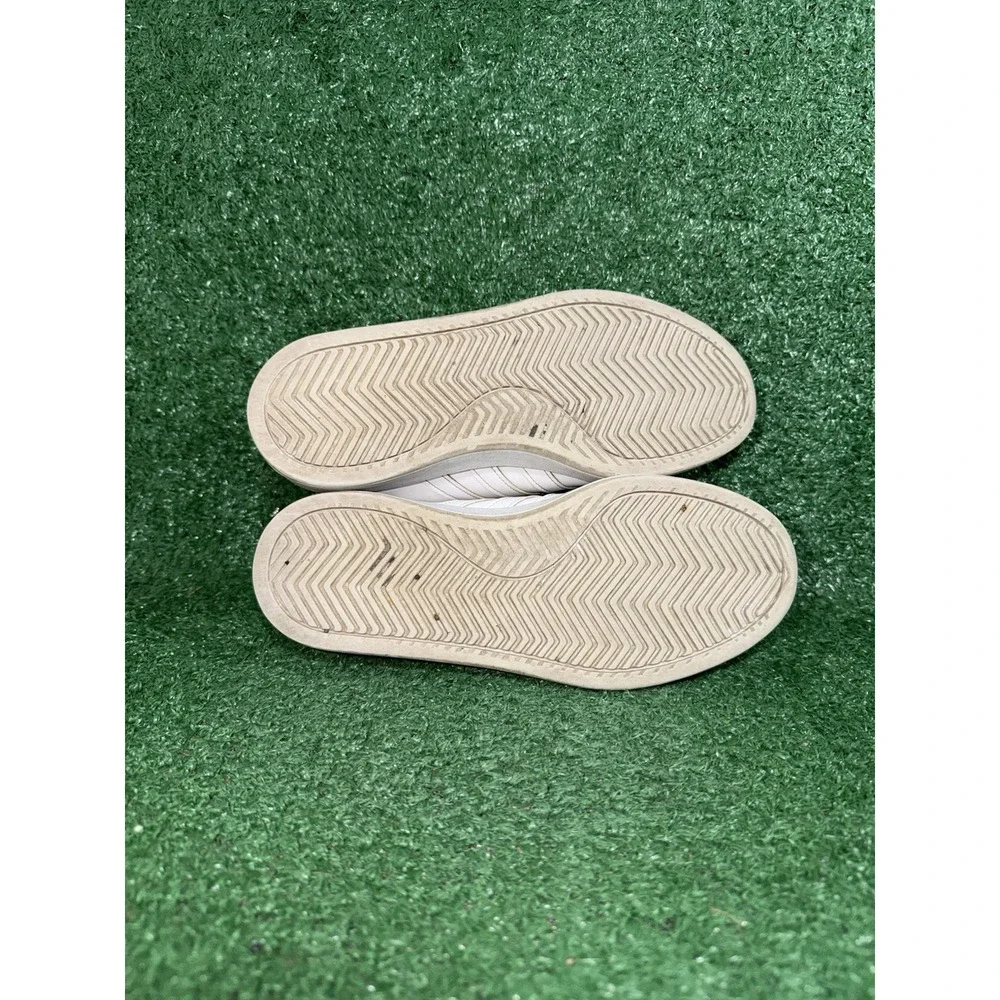Adidas Womens Size 6.5 Grand Court 2.0 White Floral Flower Casual Shoes Sneakers